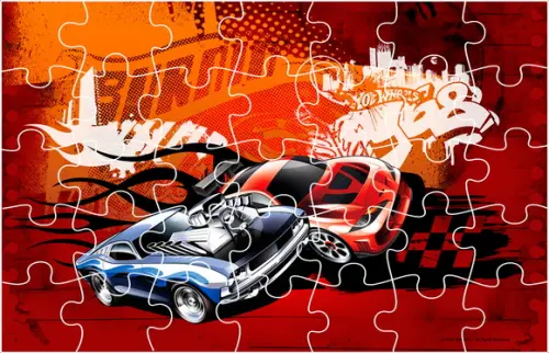 Quebra Cabeça - Hot Wheels