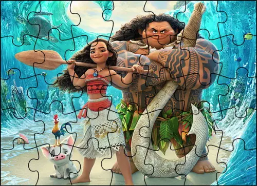 Quebra Cabeça - Moana