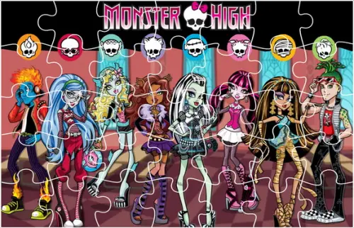 Quebra Cabeça - Monster High