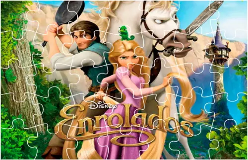 Quebra Cabeça - Tangled