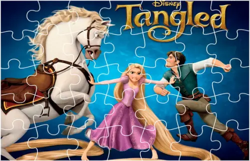 Quebra Cabeça - Tangled