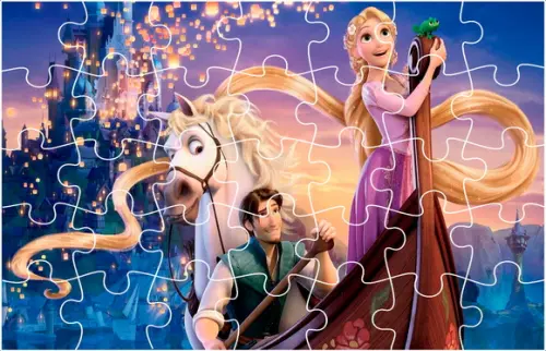 Quebra Cabeça - Tangled