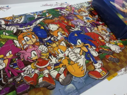 Quebra Cabeça c/ cx - Sonic