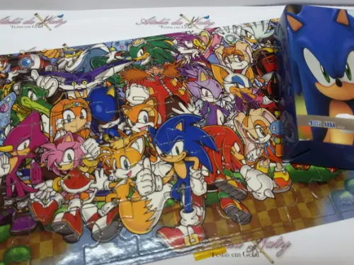 Quebra Cabeça c/ cx - Sonic