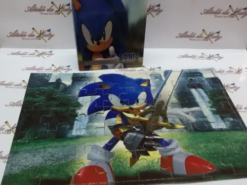 Quebra Cabeça c/ cx - Sonic