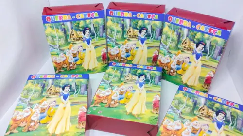 Quebra Cabeça c/Caixinha - Branca de Neve