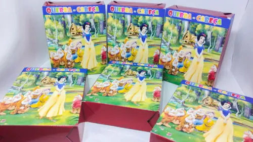 Quebra Cabeça c/Caixinha - Branca de Neve