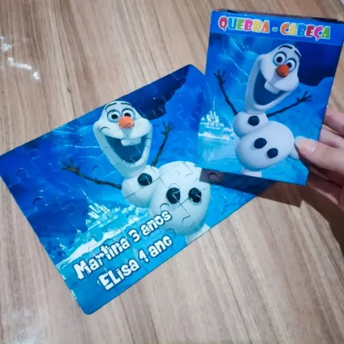 Quebra Cabeça C/caixinha - Frozen