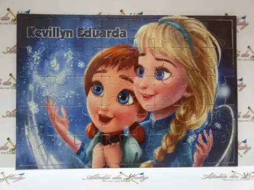 Quebra-Cabeça Personalizado - Frozen