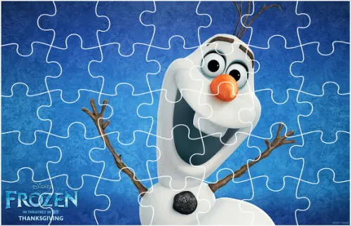 Quebra-Cabeça Personalizado - Frozen