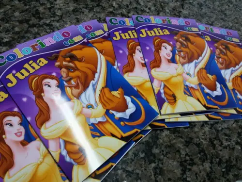 Revista personalizada - Bela e a Fera