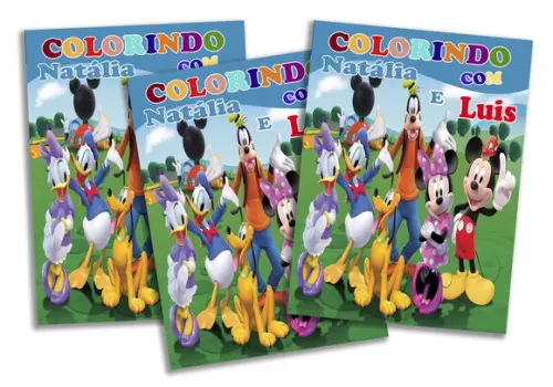 Revista personalizada - Casa do Mickey