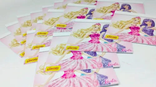 Rótulo Batom - Barbie Princesa e a Popstar