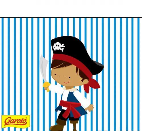Rótulo Batom Piratas