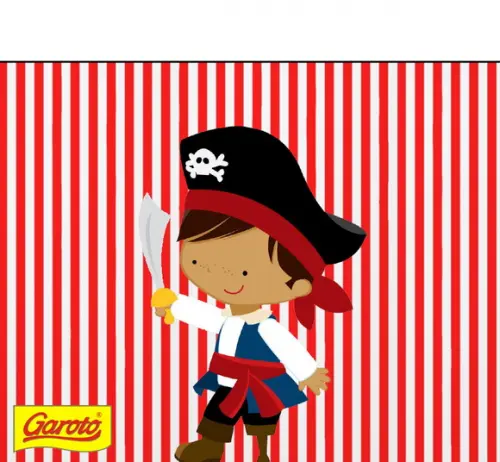 Rótulo Batom Piratas