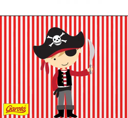 Rótulo Batom Piratas