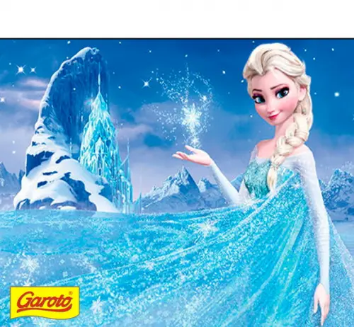 Rótulo Batom - Frozen