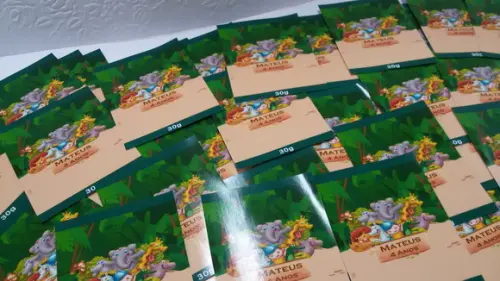 Rótulo Bisnaga de Brigadeiro - Safari