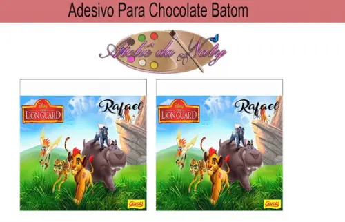 Rótulo p/ Batom - Guarda do Leão
