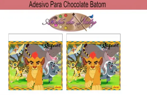 Rótulo p/ Batom - Guarda do Leão