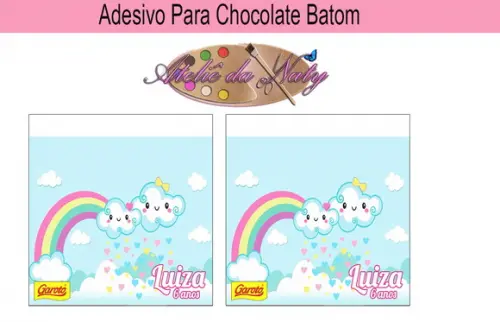 Rótulo p/ Batom - Nuvem