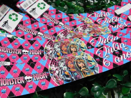 Rótulo para Água - Monster High
