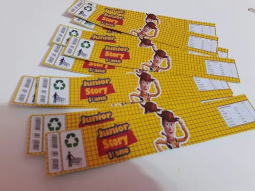 Rótulo para Água - Toy Story