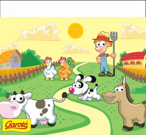 Rótulo para Batom Fazendinha