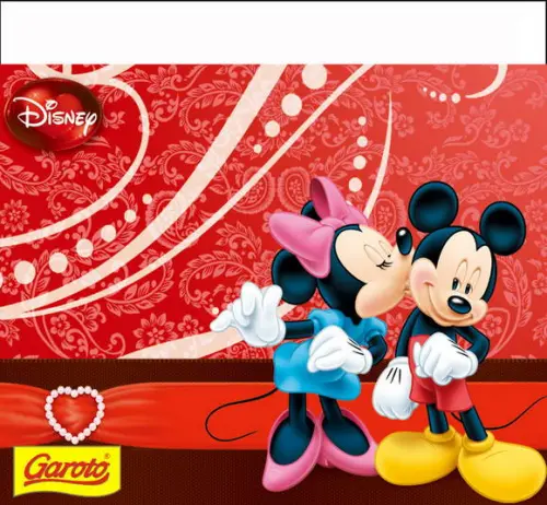 Rótulo para Batom Mickey e Minnie