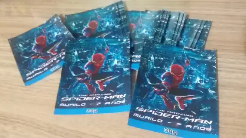 Rótulo Para Bisnaga - Spider Man