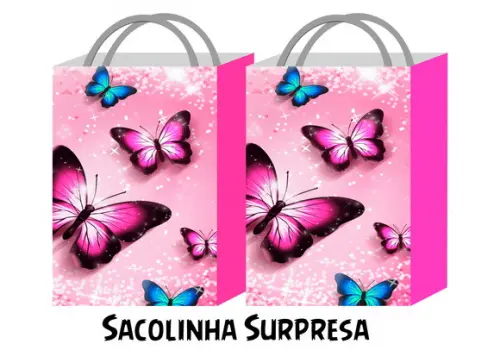 Sacolinha - Borboletas