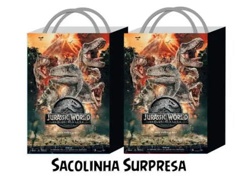 Sacolinha - Jurassic World 25x14x5,5