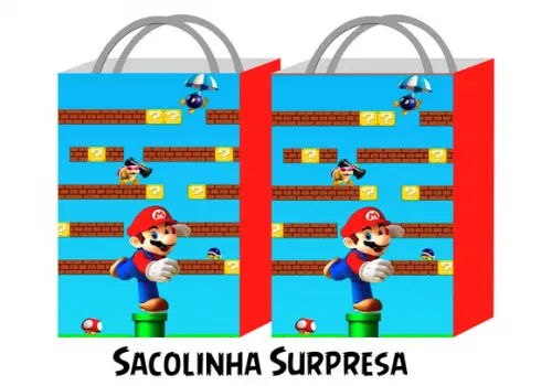Sacolinha - Mario Bros
