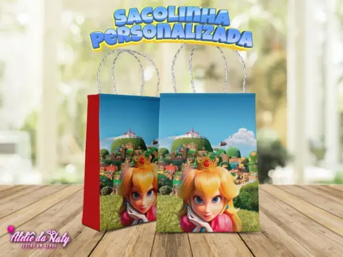 Sacolinha - Princesa Peach