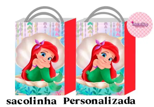 Sacolinha - Pequena Sereia Baby