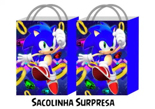Sacolinha - Sonic 25x14x5,5