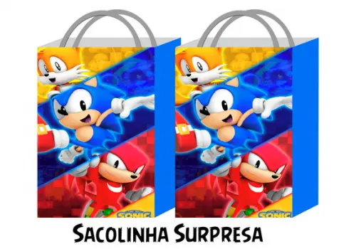 Sacolinha - Sonic 25,5x14x5