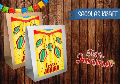 Sacolinha Kraft - Festa Junina