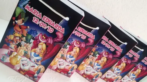 Sacolinha Personalizada - Alice
