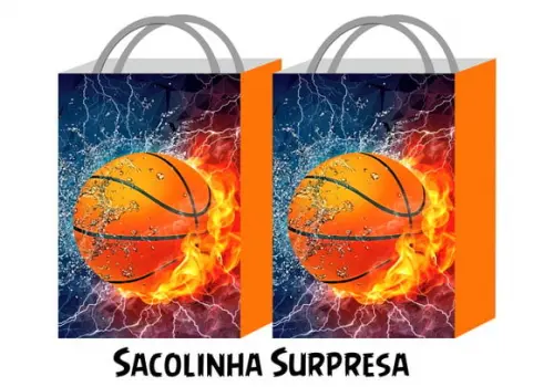 Sacolinha Personalizada - Basquete