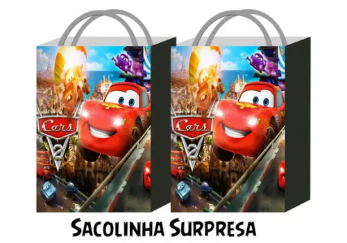 Sacolinha Personalizada - Carros
