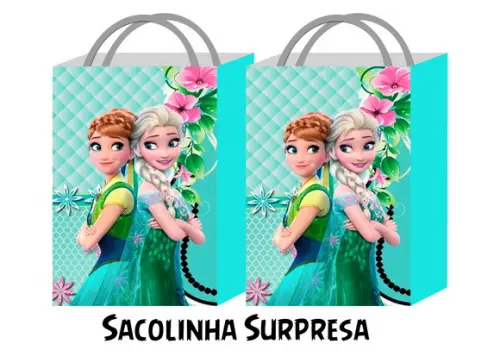 Sacolinha Personalizada - Frozen Fever