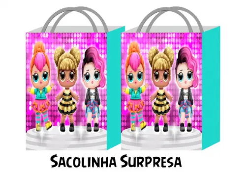 Sacolinha Personalizada - Lol Surprise
