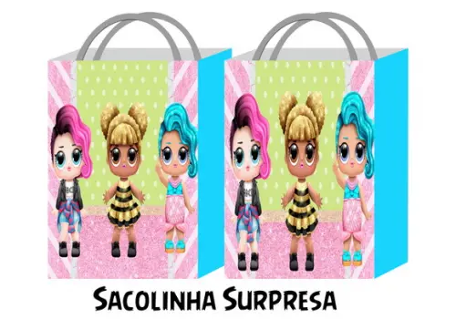 Sacolinha Personalizada - Lol Surprise
