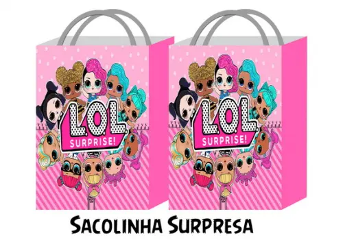 Sacolinha Personalizada - Lol Surprise