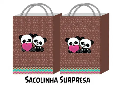 Sacolinha Personalizada - Pandinha