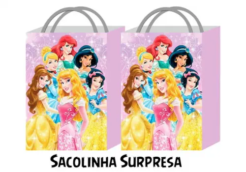 Sacolinha Personalizada - Princesas