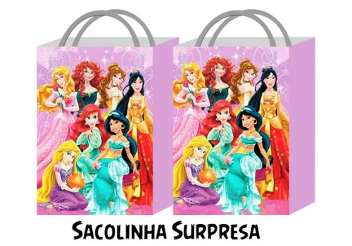 Sacolinha Personalizada - Princesas