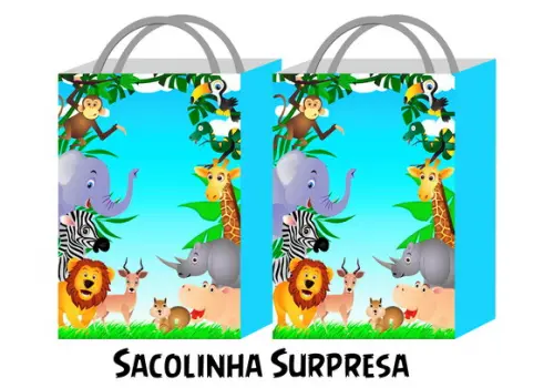 Sacolinha Personalizada - Safari