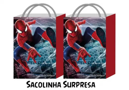 Sacolinha Personalizada - Spider Man
